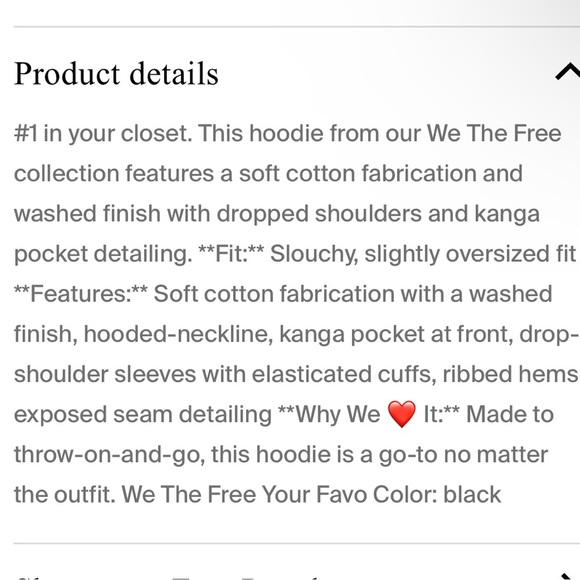 Free People Your Favorite Washed Hoodie Size XS NWT - Picture 15 of 15